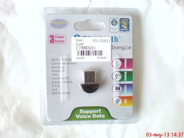 Mini 2.0 Bluetooth V2.0 Adaptador Wireless USB Dongle 100m p